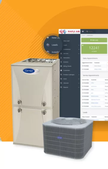 HVAC CRM Application for Maple Air