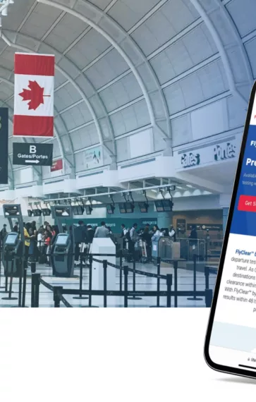 FlyClear - Covid Testing Application for Travellers